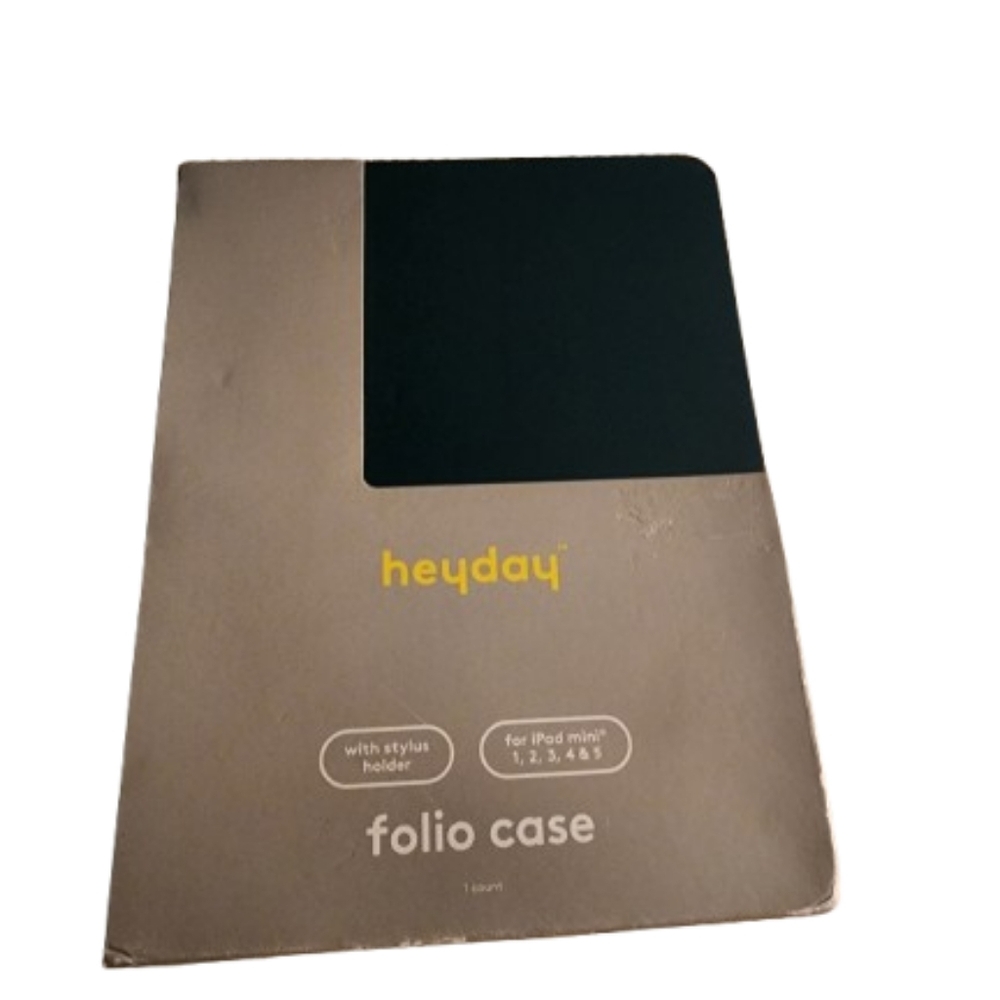 NIB Heyday Folding Folio Case for Apple iPad Mini 1-5 with Stylus Holder